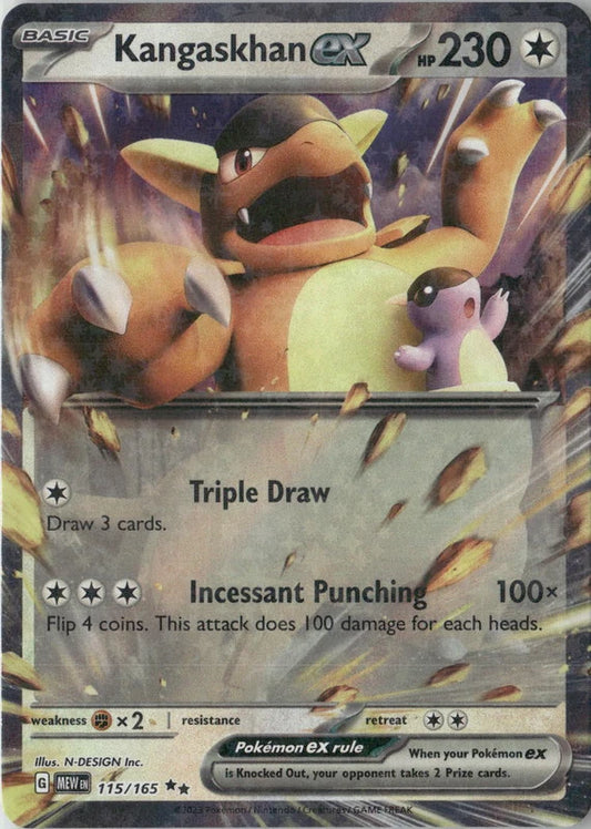 Kangaskhan ex - 115/165 - SV: Scarlet & Violet 151