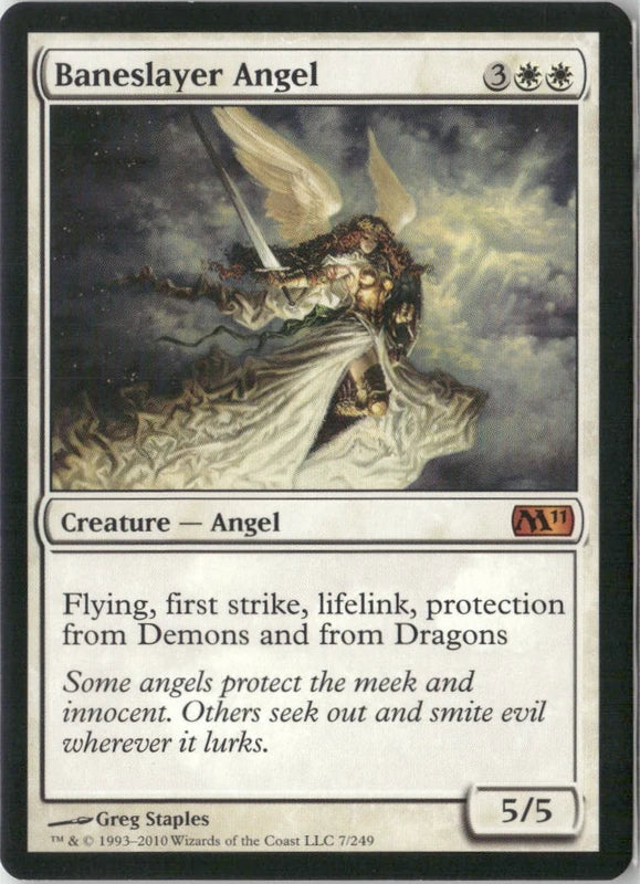 Scan Image | Baneslayer Angel - Magic 2011 (M11) | [C275D24A]