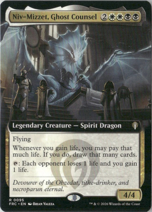 Scan Image | Niv-Mizzet, Ghost Counsel (Extended Art) - Commander: Reality Fracture | [1BC30DED]
