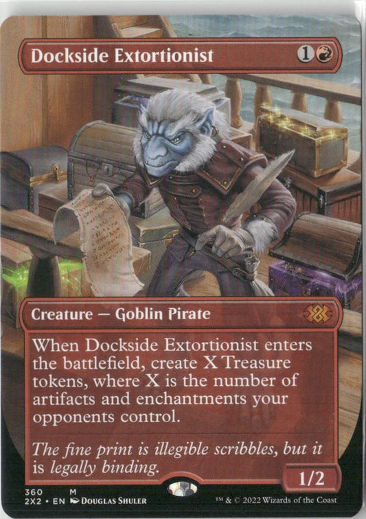 Scan Image | Dockside Extortionist (Borderless) - Double Masters 2022 | [C587A1F0]