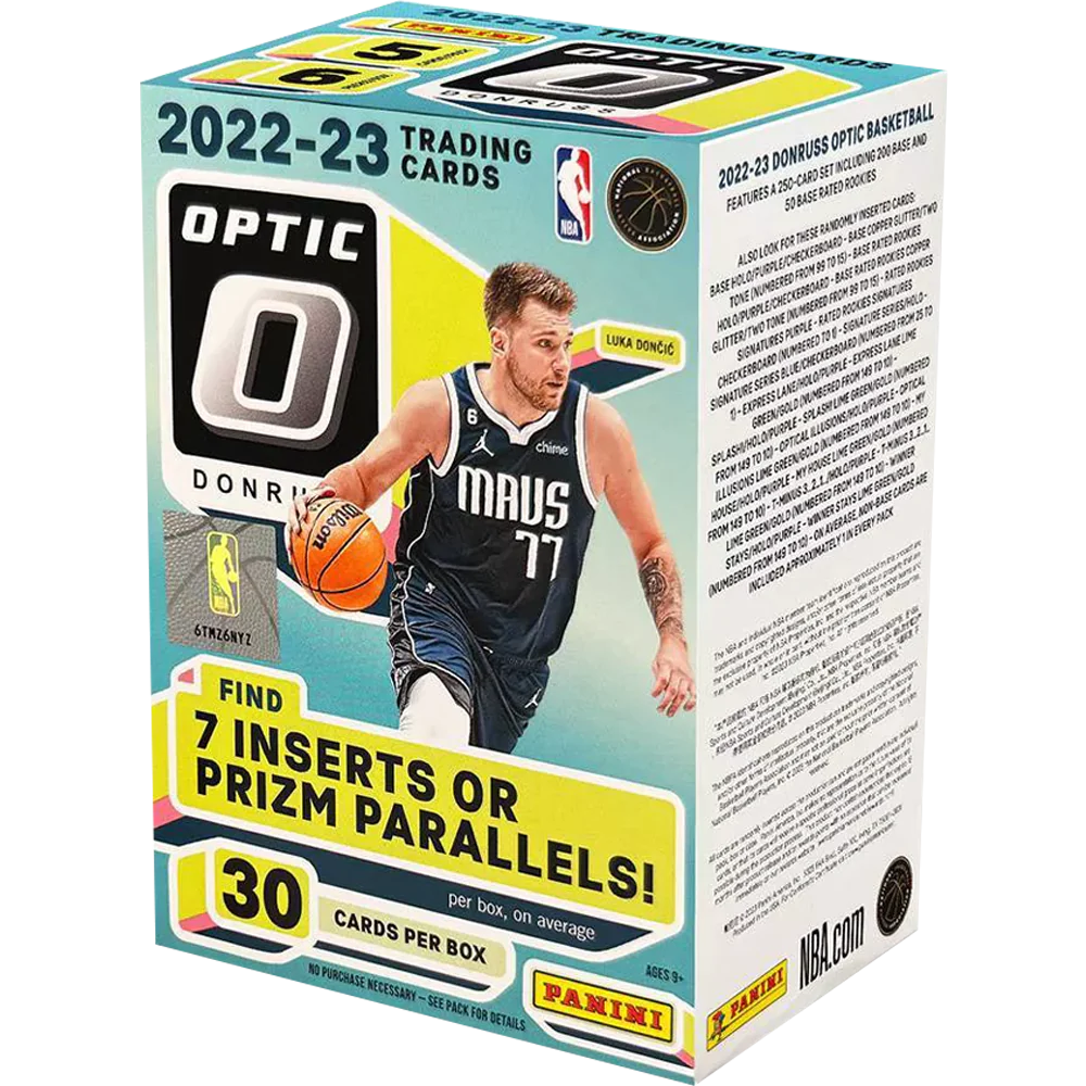 2022-23 Panini NBA Donruss Optic Prizm Basketball Trading Card Blaster Box