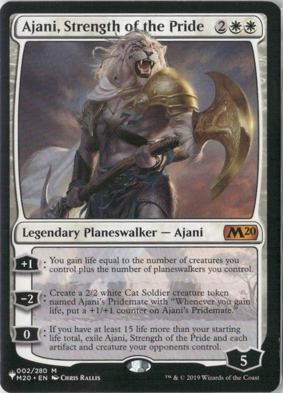 Scan Image | Ajani, Strength of the Pride - Core Set 2020 | [B29D9106]