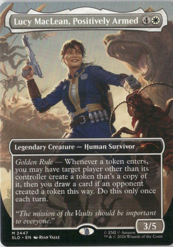 Scan Image | Lucy MacLean, Positively Armed - Secret Lair Drop Series | [051D18CC]