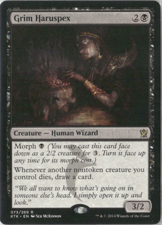 Scan Image | Grim Haruspex - Khans of Tarkir | [08EF0697]