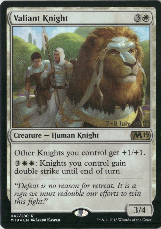 Scan Image | Valiant Knight - Prerelease Cards | [0A29D669]
