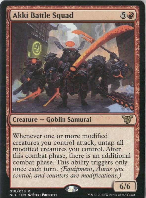 Scan Image | Akki Battle Squad - Commander: Kamigawa: Neon Dynasty | [CDB56AEC]