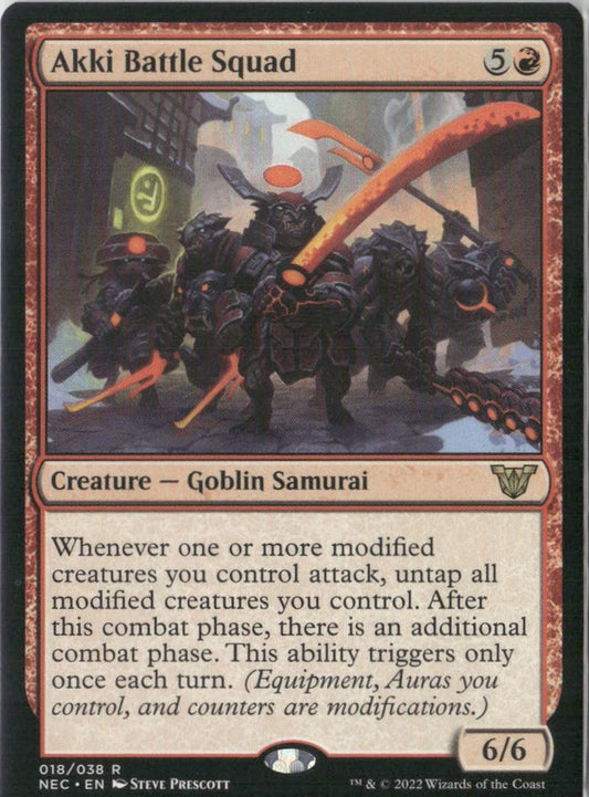 Scan Image | Akki Battle Squad - Commander: Kamigawa: Neon Dynasty | [CDB56AEC]