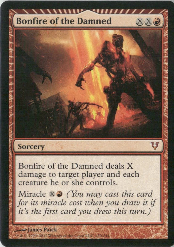 Scan Image | Bonfire of the Damned - Avacyn Restored | [63842644]
