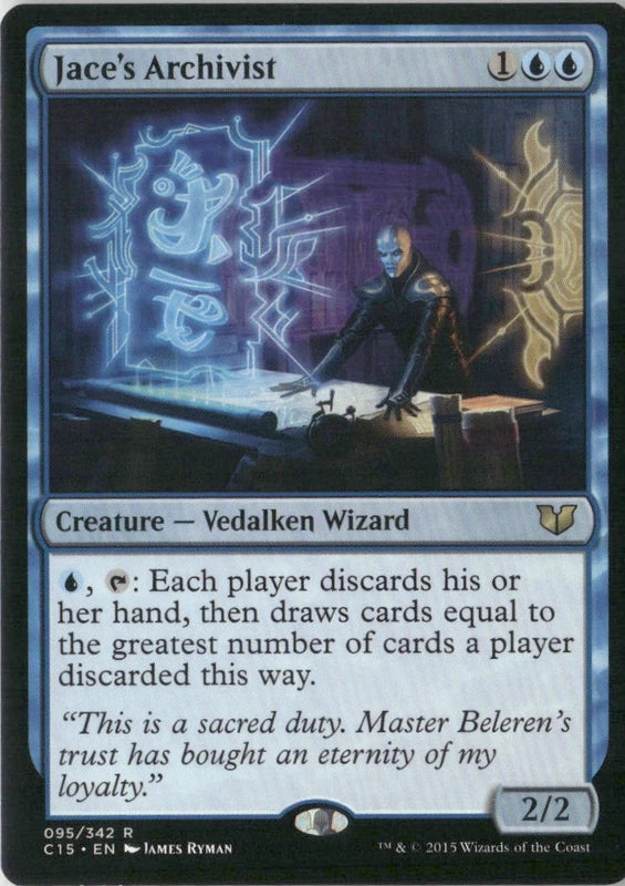 Scan Image | Jace's Archivist - Commander 2015 | [2A0FAFD2]
