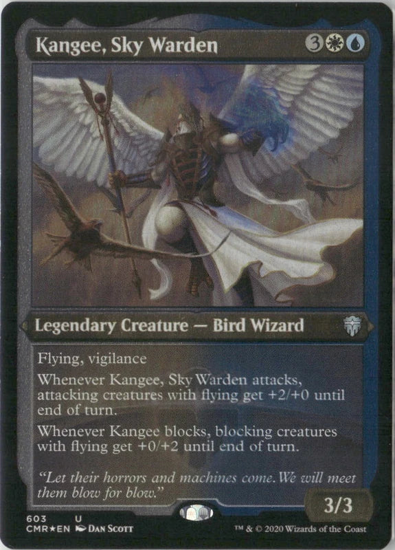 Scan Image | Kangee, Sky Warden (Foil Etched) - Commander Legends | [7D2BE498]