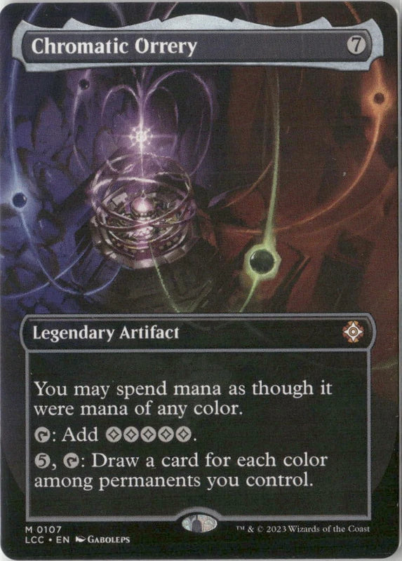Scan Image | Chromatic Orrery (Borderless) - Commander: The Lost Caverns of Ixalan | [1348E654]