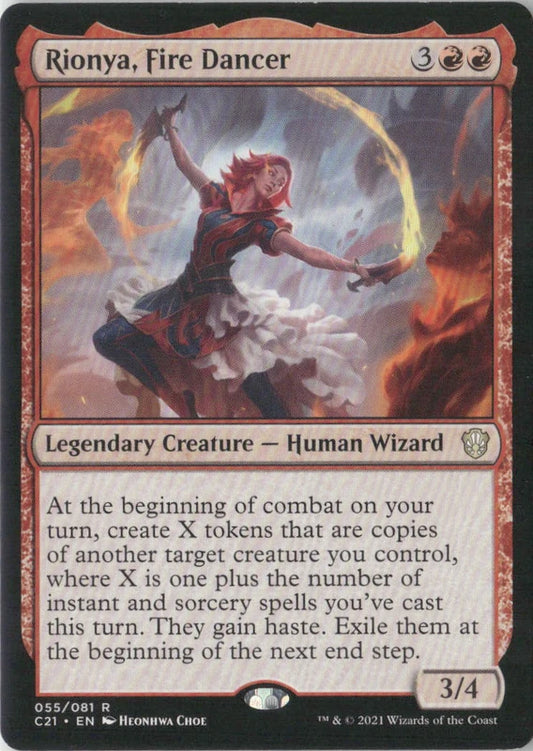 Scan Image | Rionya, Fire Dancer - Commander 2021 | [9E8F9347]