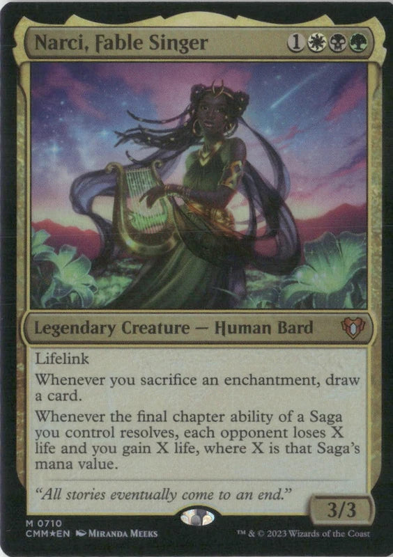 Scan Image | Narci, Fable Singer - Commander Masters | [8B638024]