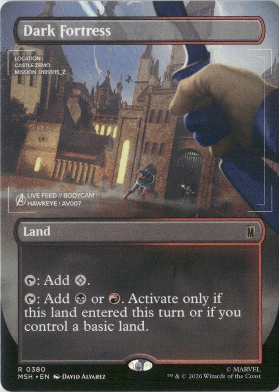 Scan Image | Dark Fortress (Borderless) - Marvel Super Heroes | [72B59C5A]