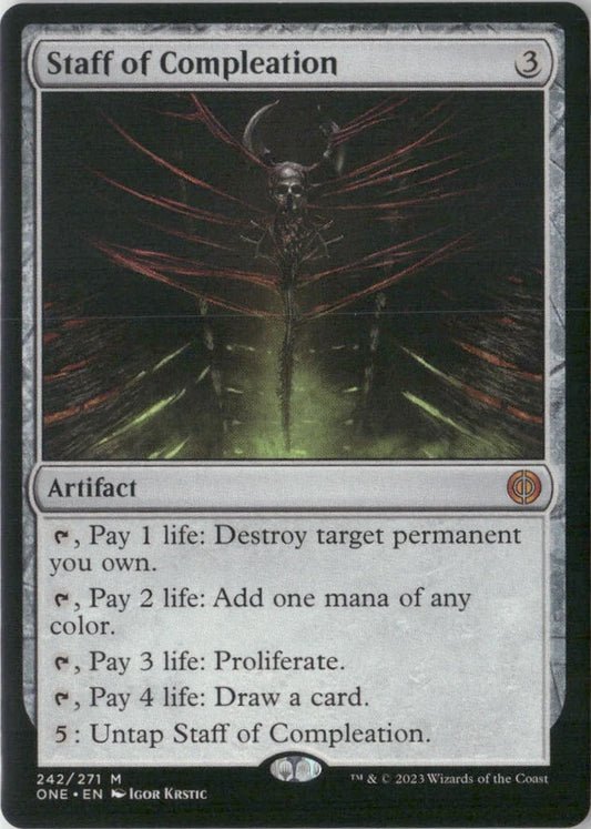 Scan Image | Staff of Compleation - Phyrexia: All Will Be One | [09F0B273]