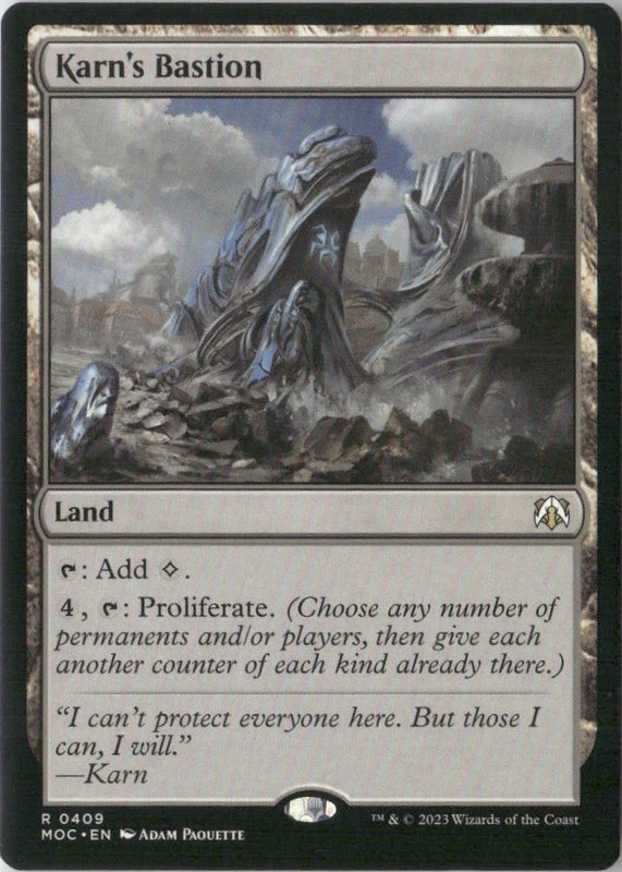 Scan Image | Karn's Bastion - Commander: March of the Machine | [1C8B466A]