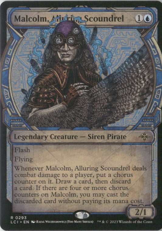 Scan Image | Malcolm, Alluring Scoundrel (Showcase) - The Lost Caverns of Ixalan | [6A0C100B]