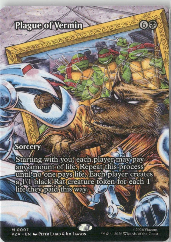 Scan Image | Plague of Vermin (Borderless) - Teenage Mutant Ninja Turtles Source Material | [FCB0D975]