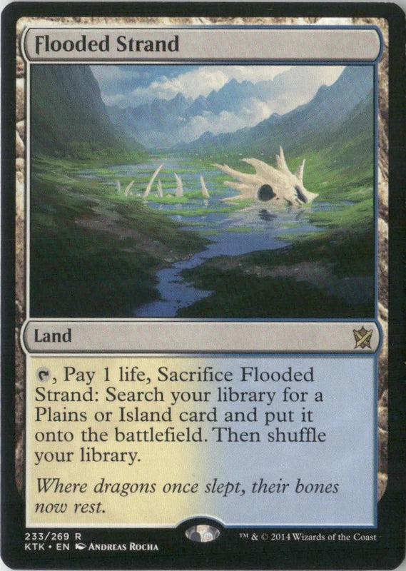 Scan Image | Flooded Strand - Khans of Tarkir | [18386999]