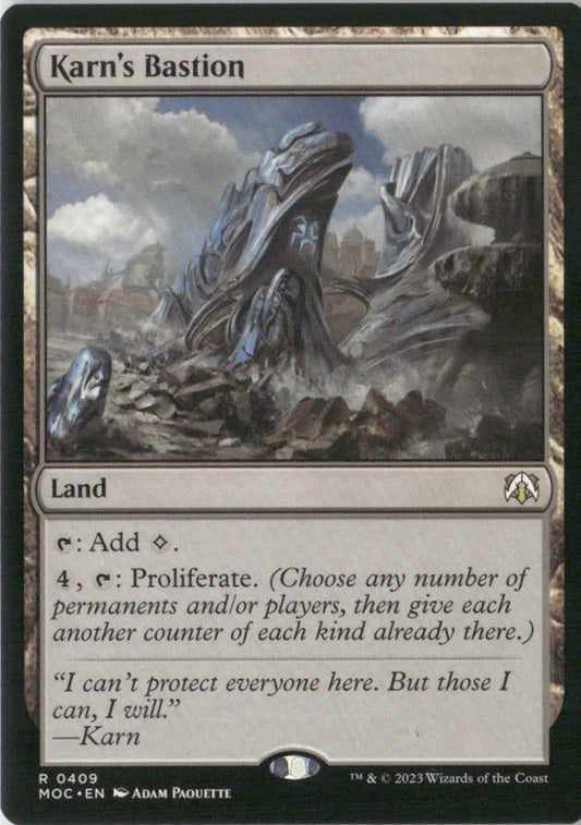 Scan Image | Karn's Bastion - Commander: March of the Machine | [D1D7B83E]