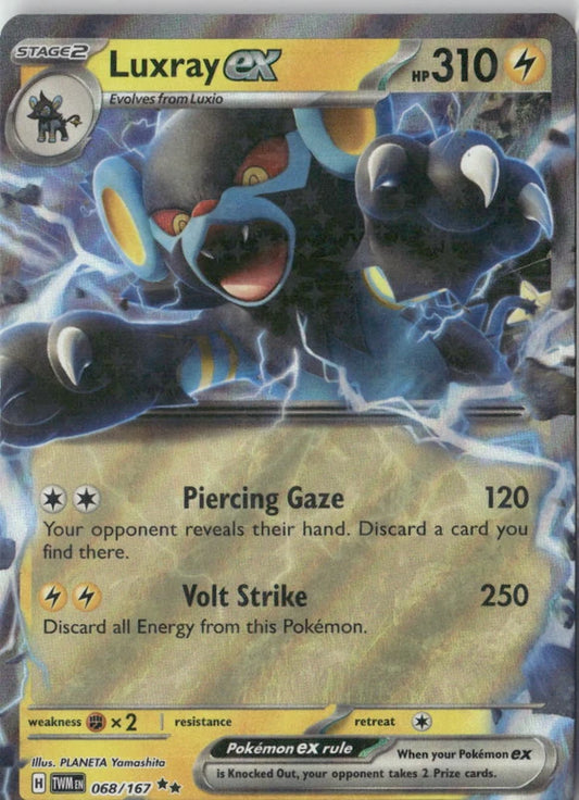 Luxray ex - 068/167 - SV06: Twilight Masquerade