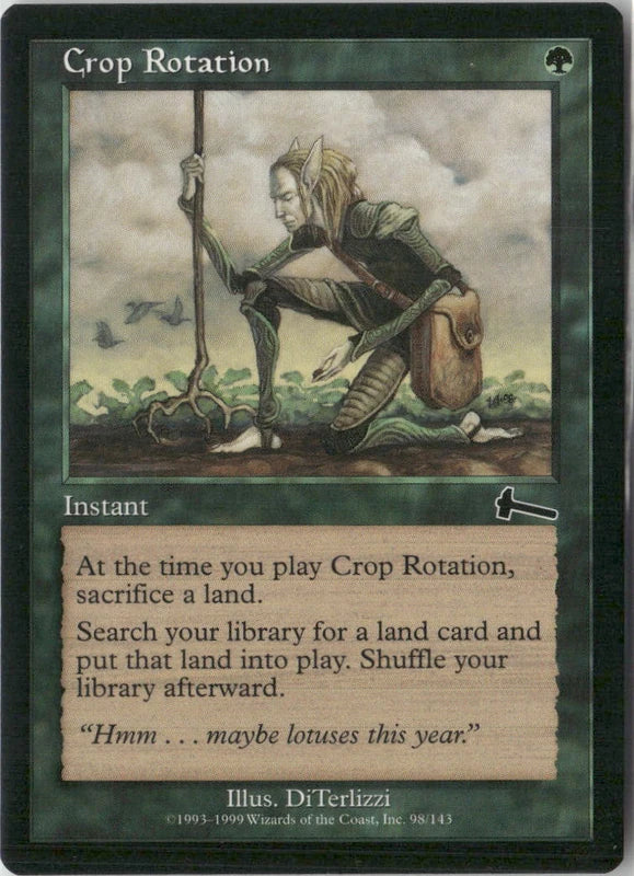 Scan Image | Crop Rotation - Urza's Legacy | [A2B0521B]
