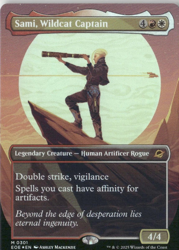 Scan Image | Sami, Wildcat Captain (Borderless) - Edge of Eternities | [67E7C987]