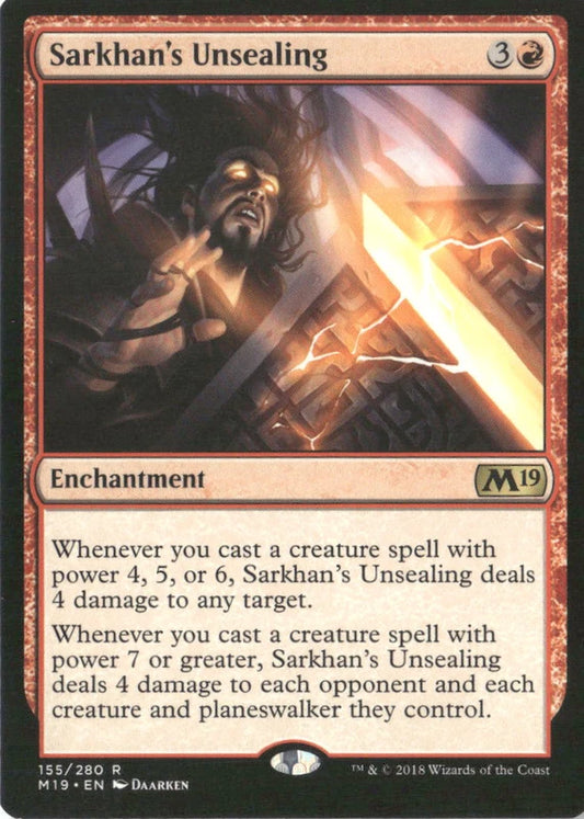 Sarkhan's Unsealing - Core Set 2019