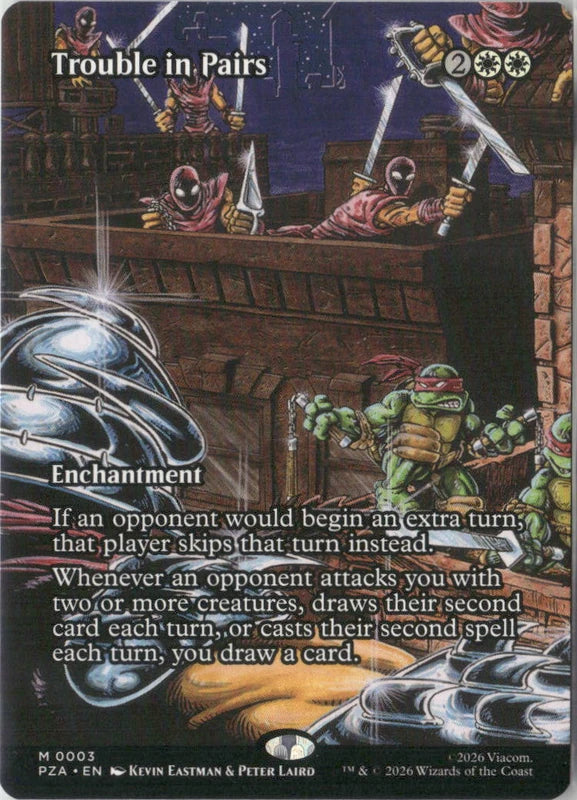 Scan Image | Trouble in Pairs (Borderless) - Teenage Mutant Ninja Turtles Source Material | [B97F7857]