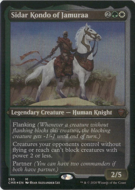 Scan Image | Sidar Kondo of Jamuraa (Foil Etched) - Commander Legends | [24B64254]