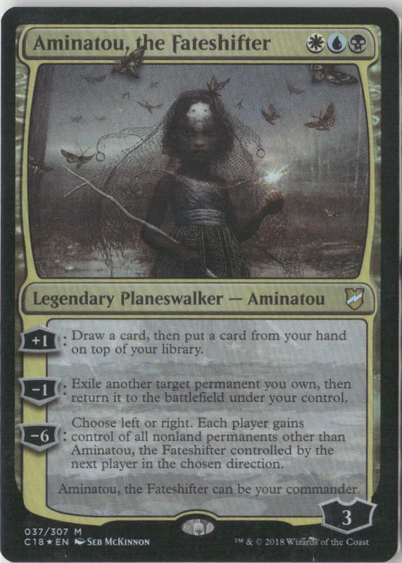 Scan Image | Aminatou, the Fateshifter (Commander 2018) - Oversize Cards | [3189C08D]
