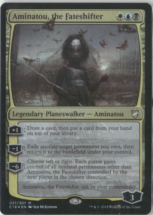Scan Image | Aminatou, the Fateshifter (Commander 2018) - Oversize Cards | [3189C08D]