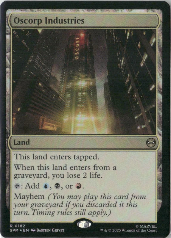 Scan Image | Oscorp Industries - Marvel's Spider-Man | [7894E3D6]