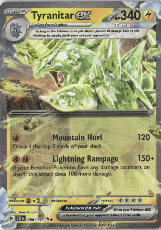 Tyranitar ex - SV03: Obsidian Flames