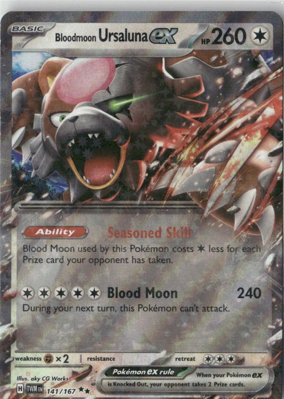 Bloodmoon Ursaluna ex - 141/167 - SV06: Twilight Masquerade
