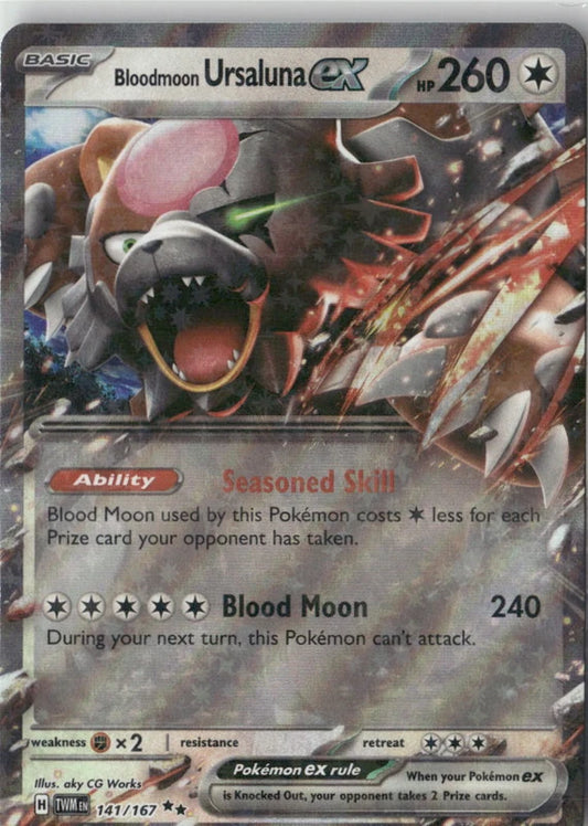 Bloodmoon Ursaluna ex - 141/167 - SV06: Twilight Masquerade