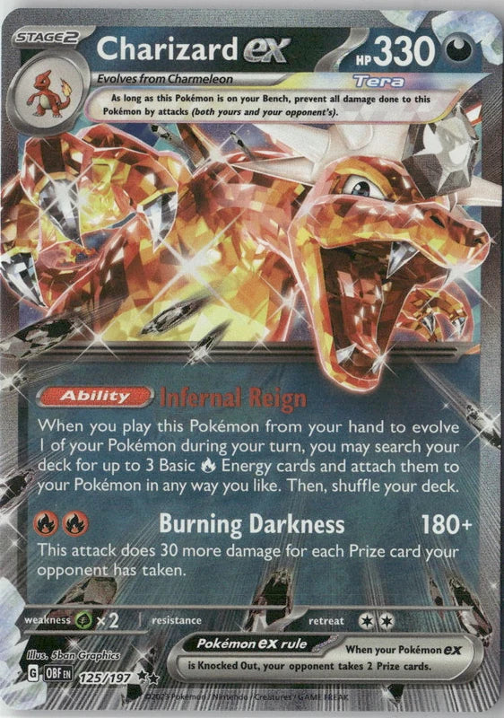 Charizard ex - 125/197 - SV03: Obsidian Flames