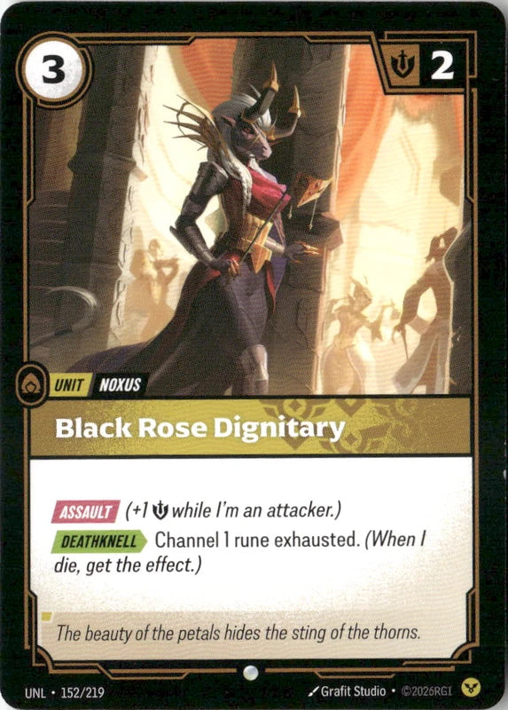 Black Rose Dignitary - Unleashed