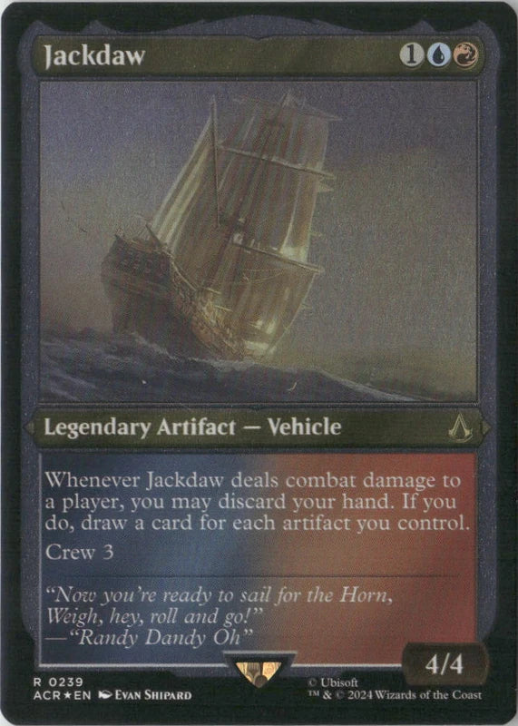 Scan Image | Jackdaw (Foil Etched) - Universes Beyond: Assassin's Creed | [5F34F7D8]