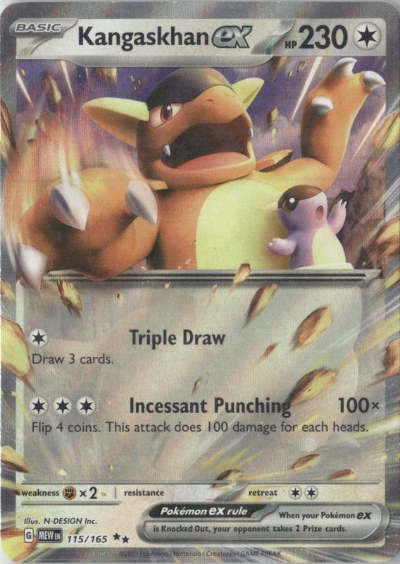 Kangaskhan ex - 115/165 - SV: Scarlet & Violet 151