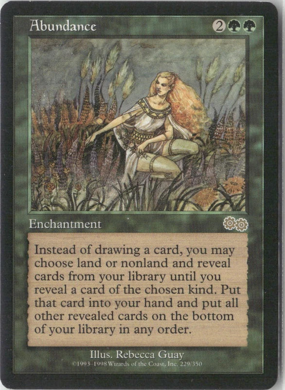 Scan Image | Abundance - Urza's Saga | [AC703A8B]