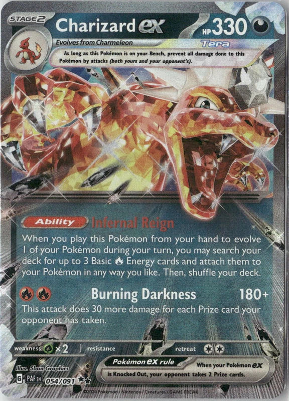 Charizard ex - 054/091 - SV: Paldean Fates