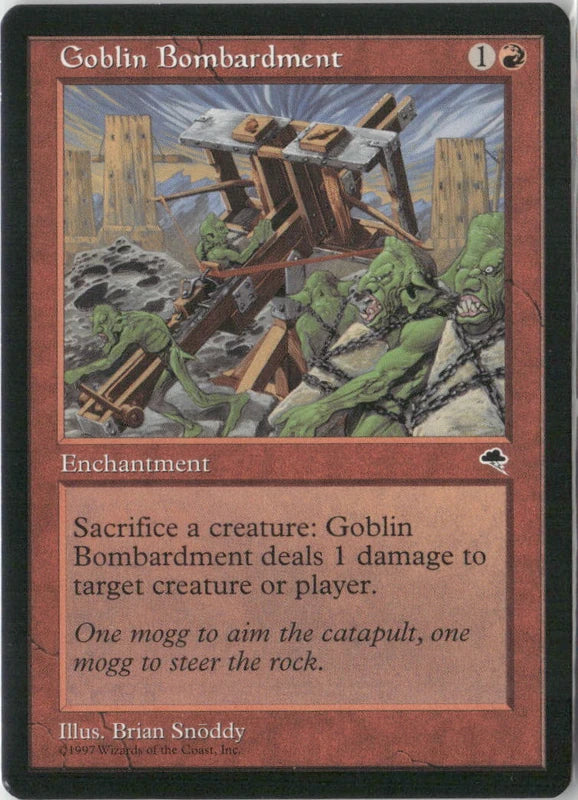 Scan Image | Goblin Bombardment - Tempest | [94DA5887]