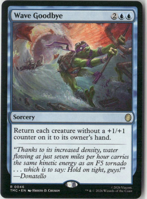 Scan Image | Wave Goodbye (Surge Foil) - Commander: Teenage Mutant Ninja Turtles | [44D3A930]