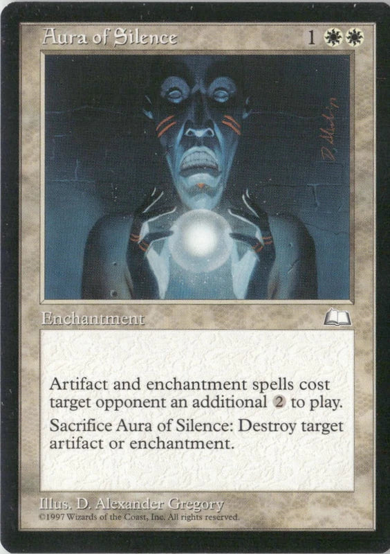 Scan Image | Aura of Silence - Weatherlight | [D3C2EE41]
