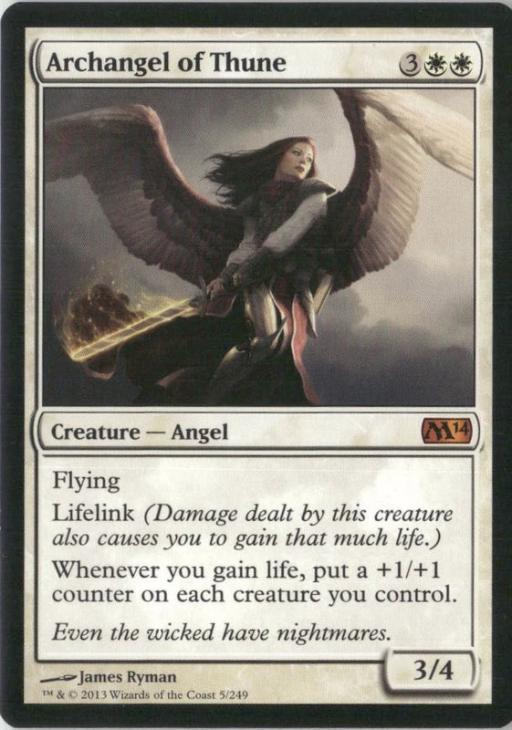 Scan Image | Archangel of Thune - Magic 2014 (M14) | [BB33DC54]
