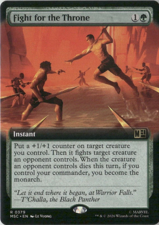 Scan Image | Fight for the Throne (Extended Art) - Commander: Marvel Super Heroes | [715F265B]