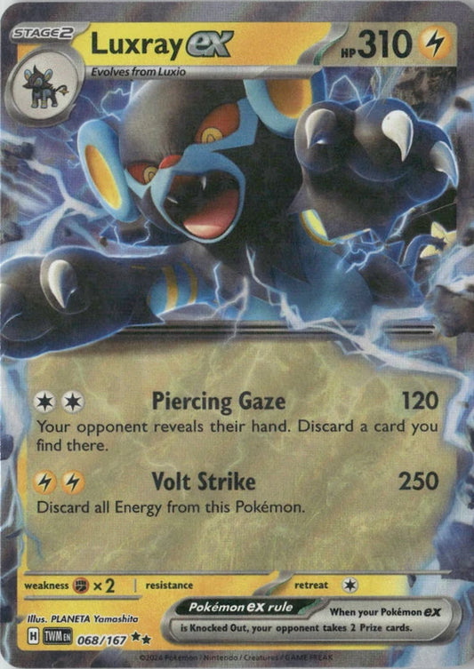 Luxray ex - 068/167 - SV06: Twilight Masquerade
