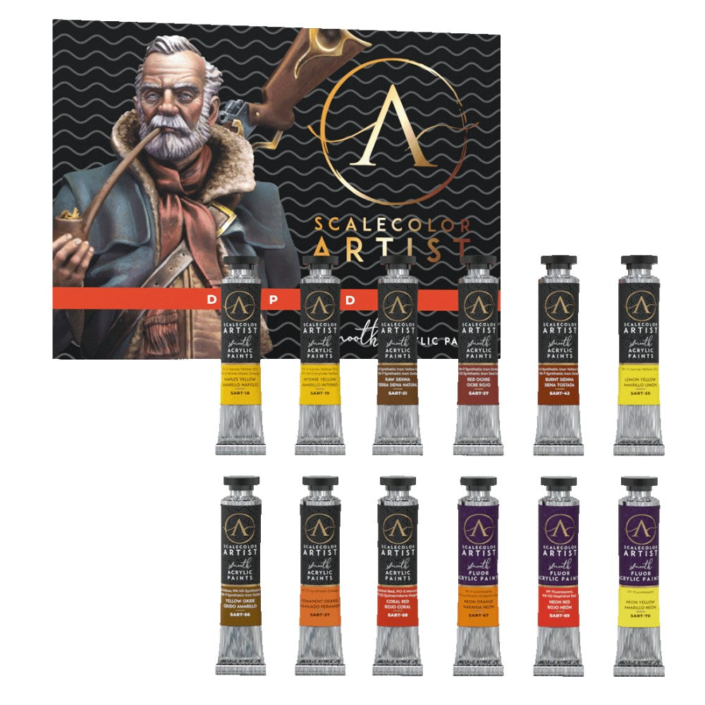 Scale 75 Scalecolor Artist - Deep RedPaint Set