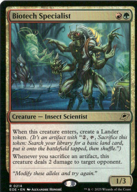 Biotech Specialist - Edge of Eternities